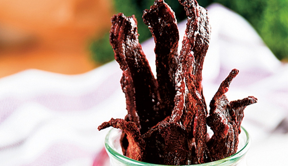 Jerky beef, strisce di carne essiccata